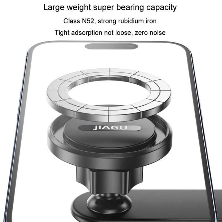 JIAGU Car Suction Cup Type Magsafe Mobile Phone Bracket Telescopic Instrument Panel Car Navigatio...