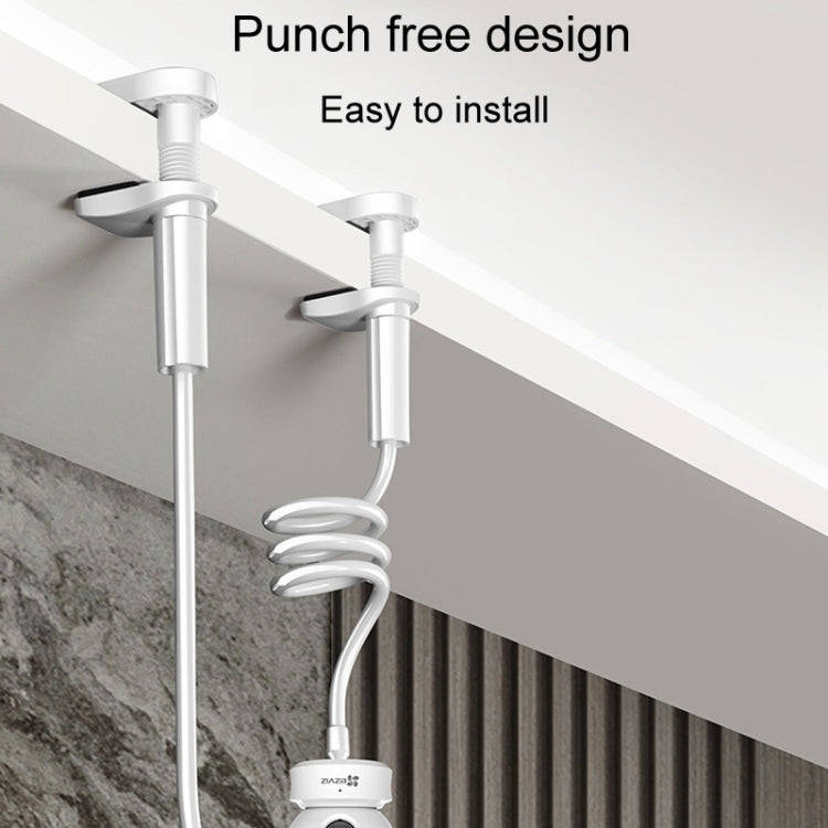 Punch-Free Surveillance Camera Mounting Bracket Cabinet Ceiling Rack, Model: Black 110cm