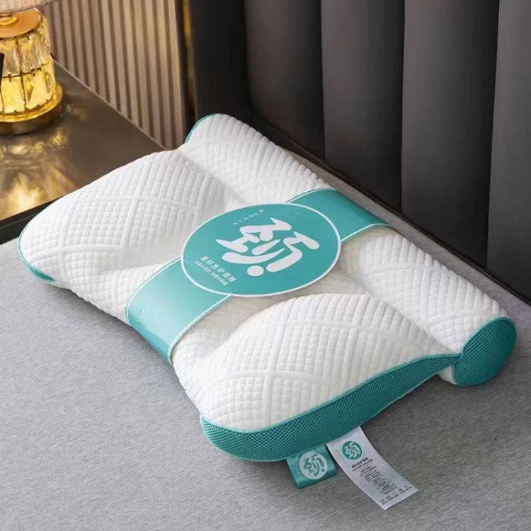 Cervical  Repair Traction Contour Pillow Help Relieve Neck and Shoulder Pain, Size: 800g High(Sky...