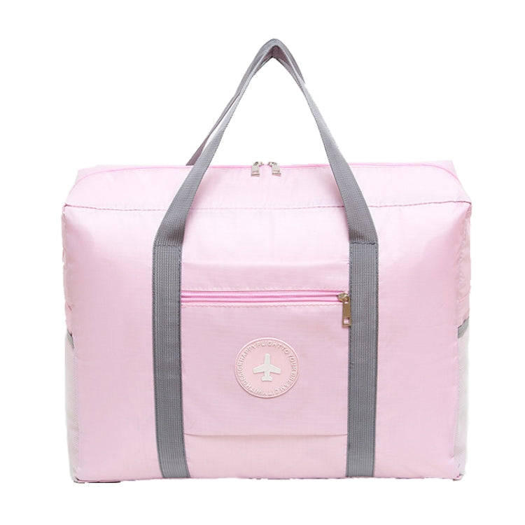 Thickened Luggage Bag Can Put Trolley Case Folding Travel Bag(Pink)