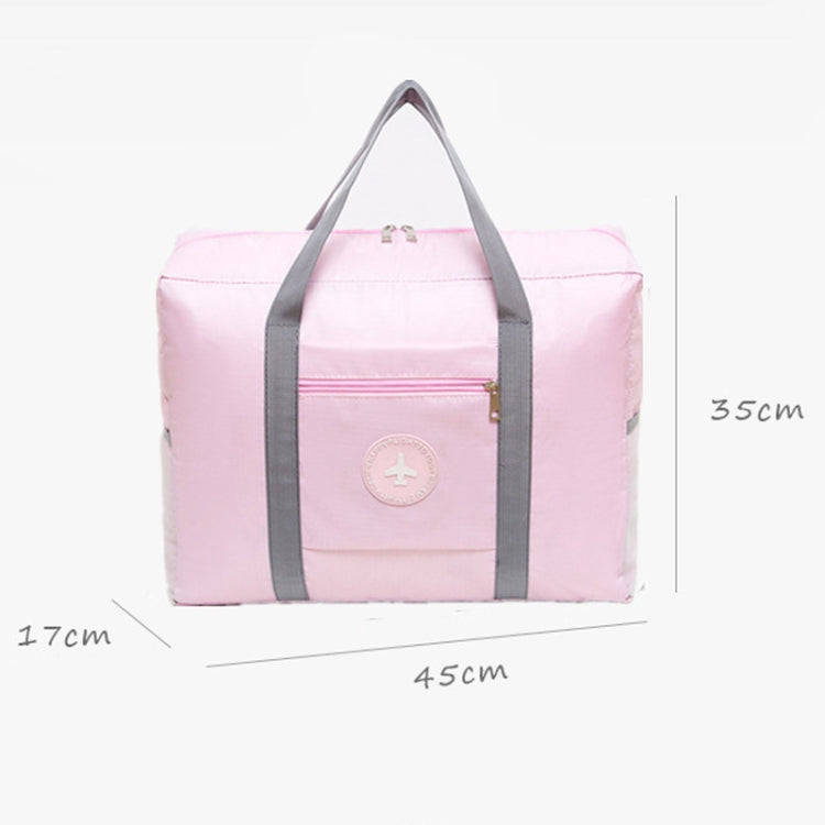 Thickened Luggage Bag Can Put Trolley Case Folding Travel Bag(Navy)