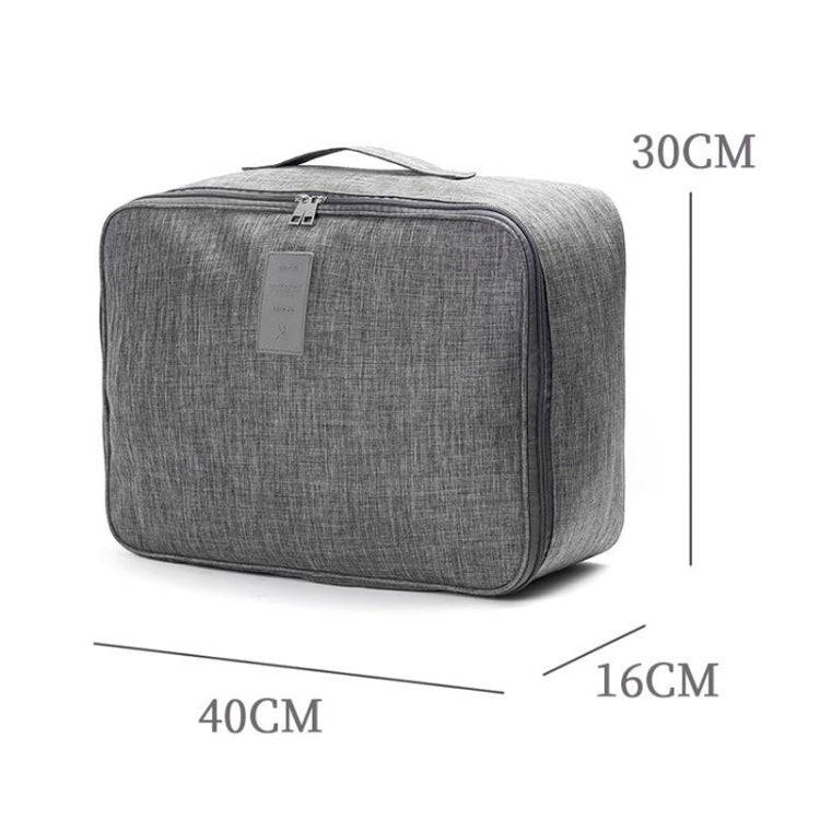 Short Trip Storage Bag Can Suit Trolley Case Cationic Large Capacity Clothes Bag(Navy)