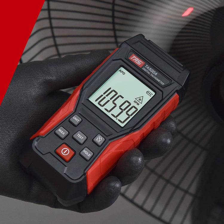 TASI TA500A Optical Measurement Laser Tachometer Digital Display Measuring Speed Meter