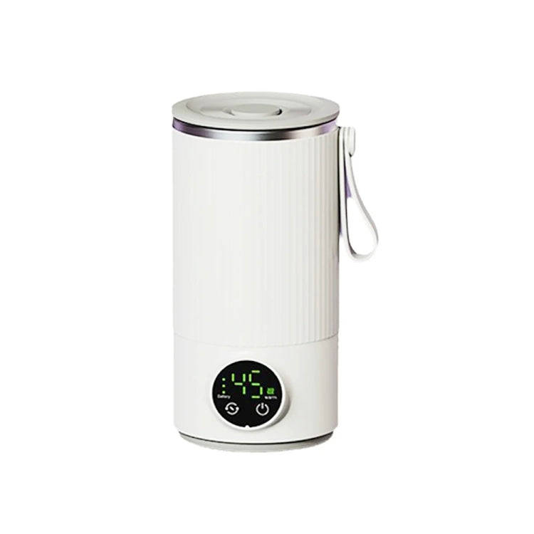 Wireless Milk Warmer Heating Mixing Cup for Coffee / Cereal / Medicine Preparation(White)