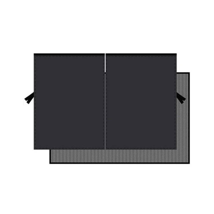 Car Magnetic Summer Sun Protection Insulating Privacy Curtain, Specification: Rear Window Square