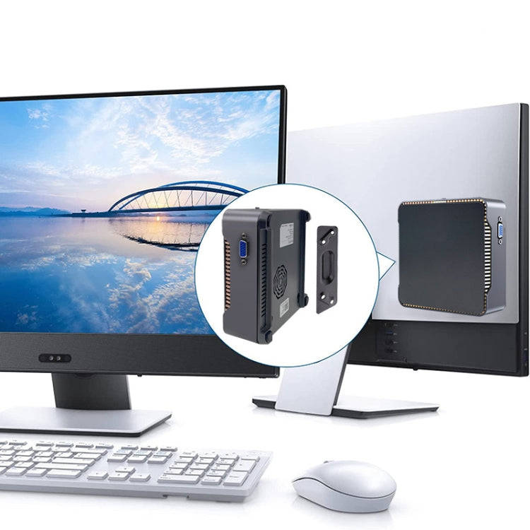 GK3Plus N100 8G+256G EU Plug 12th Intel Alderlake Dual HDMI+VGA Triple Display 4K HD Pocket Mini PC