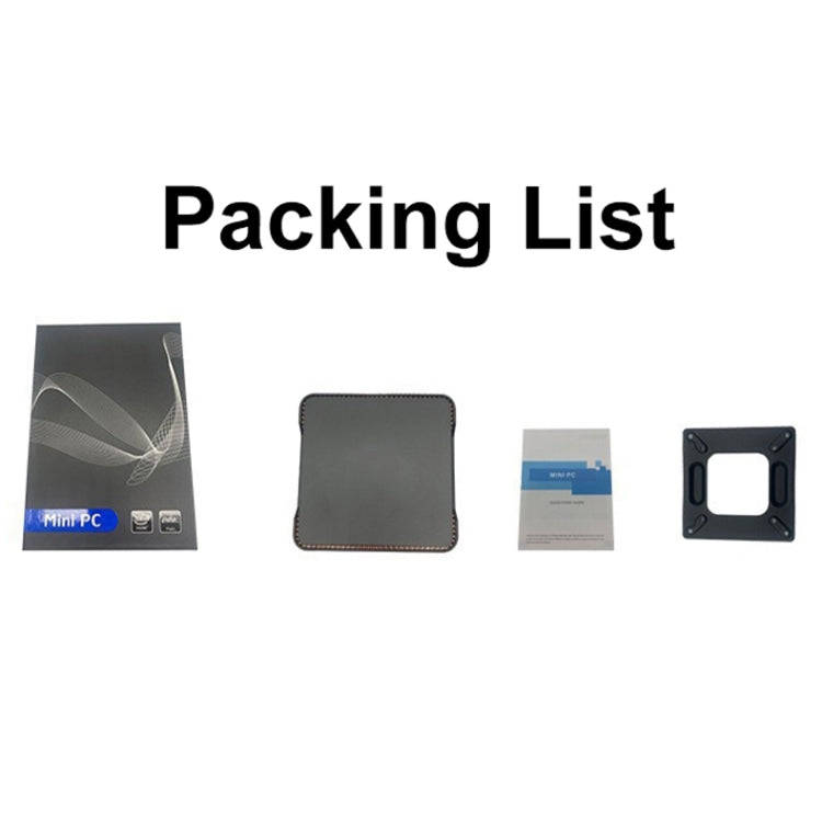 GK3Plus N100 8G+256G EU Plug 12th Intel Alderlake Dual HDMI+VGA Triple Display 4K HD Pocket Mini PC