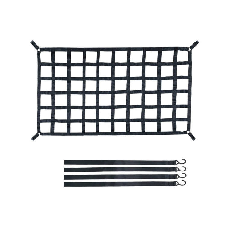208x127cm Truck Bed Cargo Net Pickup Bed Netting Strap