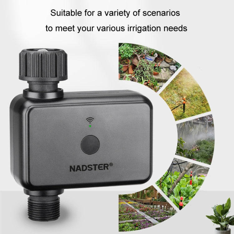 NADSTER US Plug Bluetooth WiFi Remote Automatic Timed Flower Watering Controller, Specification: ...