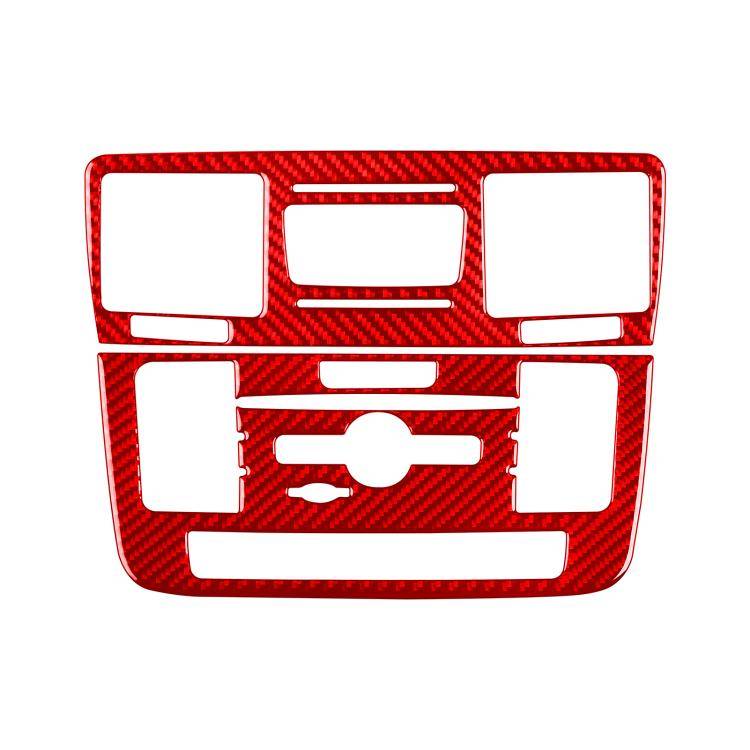For Mercedes-Benz G-Class W463 2pcs /Set Multimedia Panel Decorative Sticker(Red)