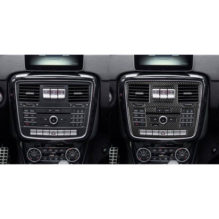 For Mercedes-Benz G-Class W463 2pcs /Set Multimedia Panel Decorative Sticker(Red)