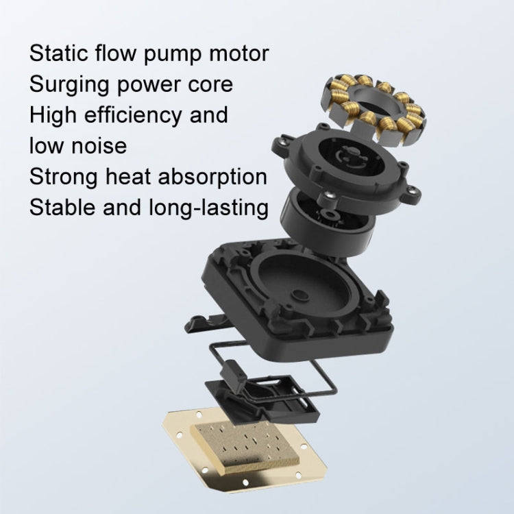 COOLMOON Glacier 240 Water Cooling Radiator Desktop ARGB Multi-Platform Integrated Lens CPU Water...