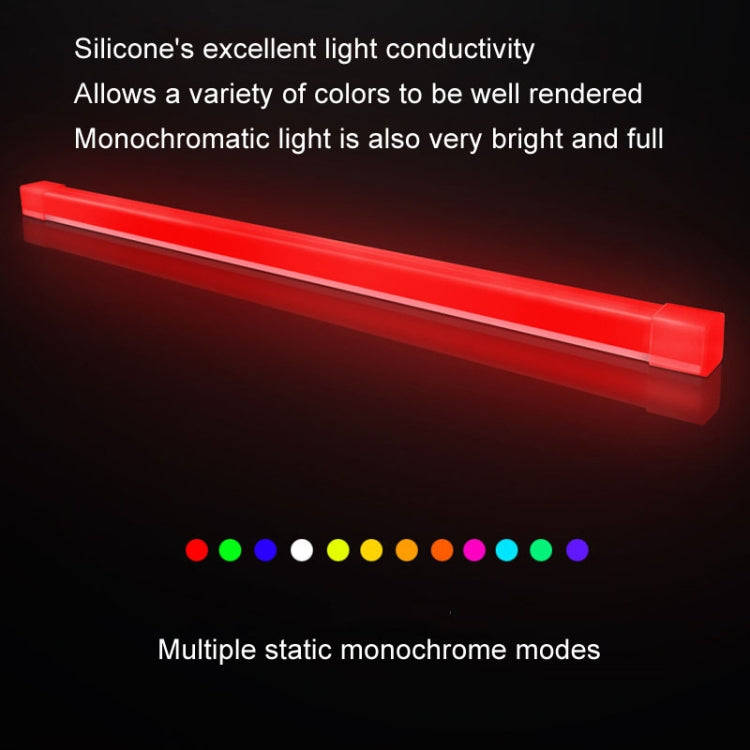 COOLMOON F300 Square Panoramic Glow ARGB Light Bar Desktop Computer Case Interior Decorative Ambi...