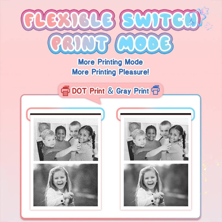 M8 2.4-Inch 1080P HD 2400W Pixel Dual-Camera Children Thermal Printing Camera, Color: Blue