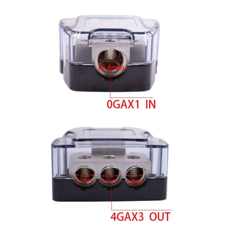 1 To 2 Car Audio Amplifier Modification Fuse Ground Box Hub