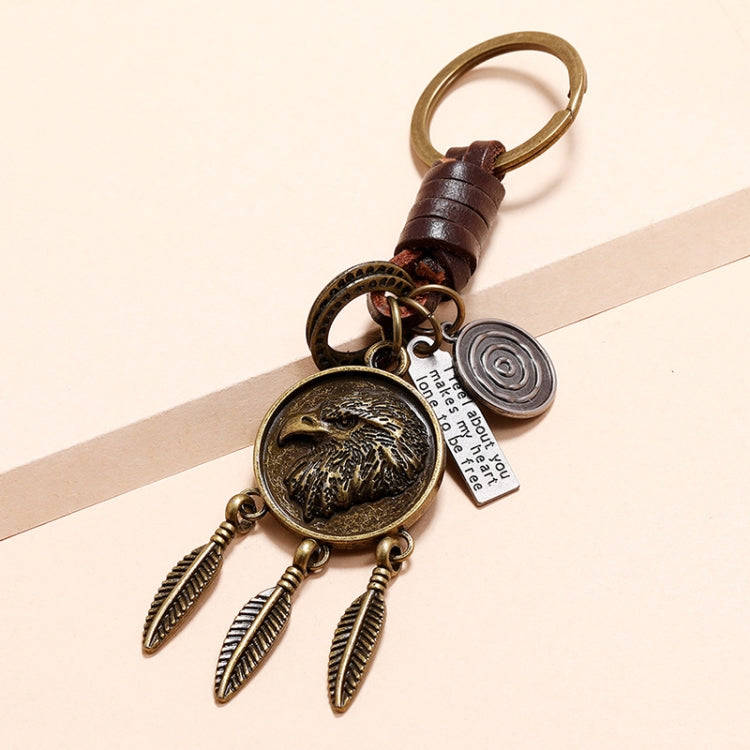 Eagle Retro Personality Pendant Simple Car Keychain Accessories