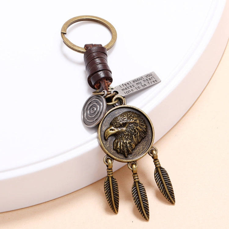 Eagle Retro Personality Pendant Simple Car Keychain Accessories