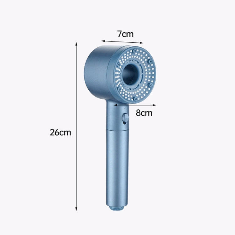 High-Pressure Handheld Shower Head With 5 Spray Modes Filtered Showerhead, Spec: Basic Silver