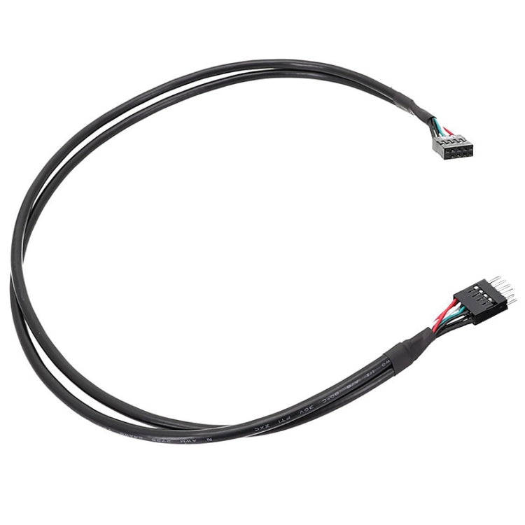 30cm Motherboard 9Pin USB2.0 Extension Cable 26AWG Double Shielded Cord