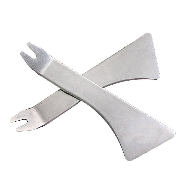 Stainless Steel Car Interior Pry Board Speaker and Door Disassembly Screwdriver Tool(Dual-use)