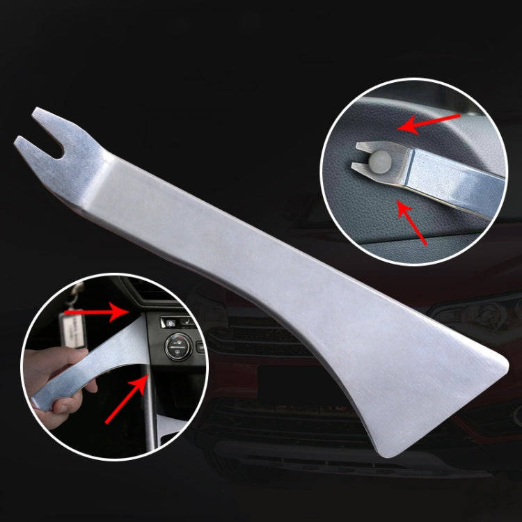 Stainless Steel Car Interior Pry Board Speaker and Door Disassembly Screwdriver Tool(Dual-use)