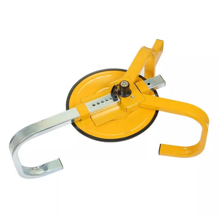 Car Anti-theft Lock SUV Wheel Three-prong Lock With Suction Cup, Style: With Disc