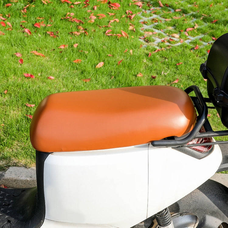Electric Vehicle Universal Waterproof Sun Protection Seat Cover For All Seasons, Color: Light Bro...
