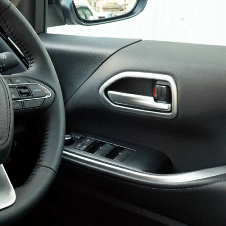 For Toyota 2022 VOXY/NOAH 90 Series Right-hand Drive Door Handle Patch Frame(Piano Black)