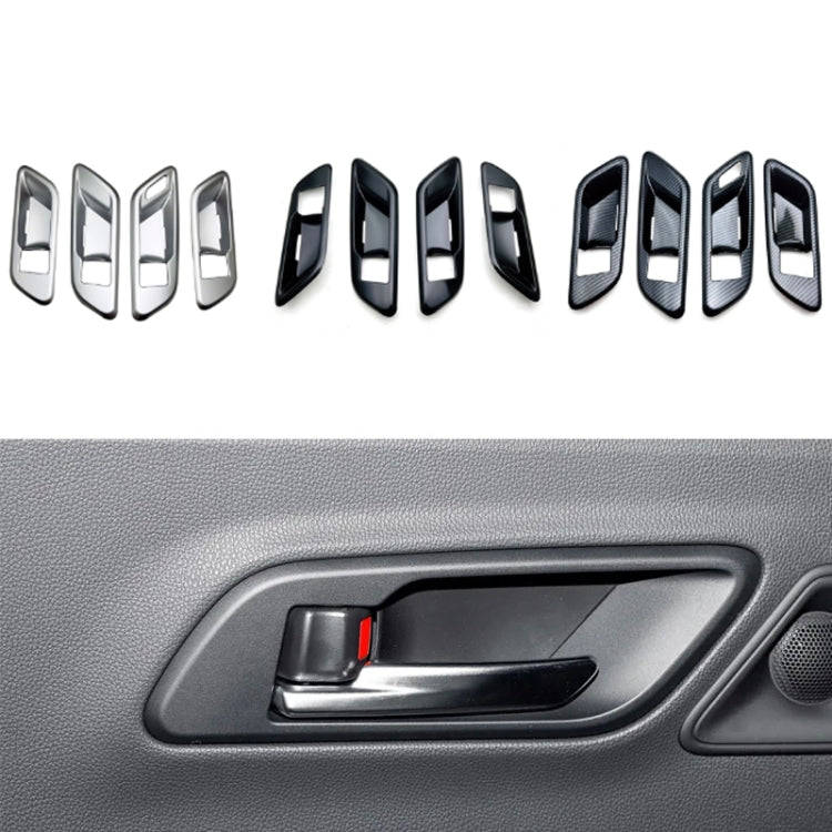 For 2023 Toyota Crown Door Handle Cover Decorative Frame, Style: Right-hand Drive(Silver)