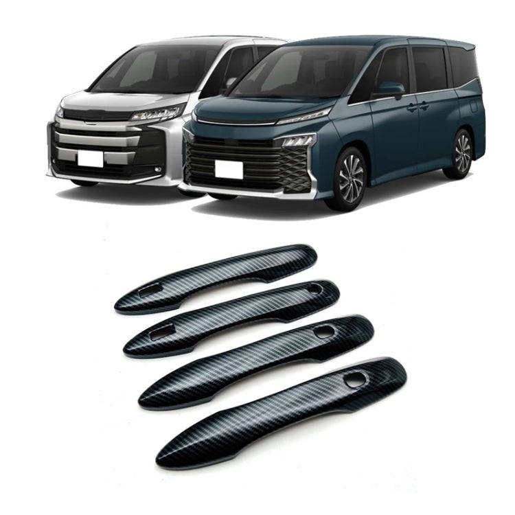 For Toyota 2022 Noah/Voxy 90 Series Right Hand Drive Door Handle Protection Cover Patch(Carbon Fi...