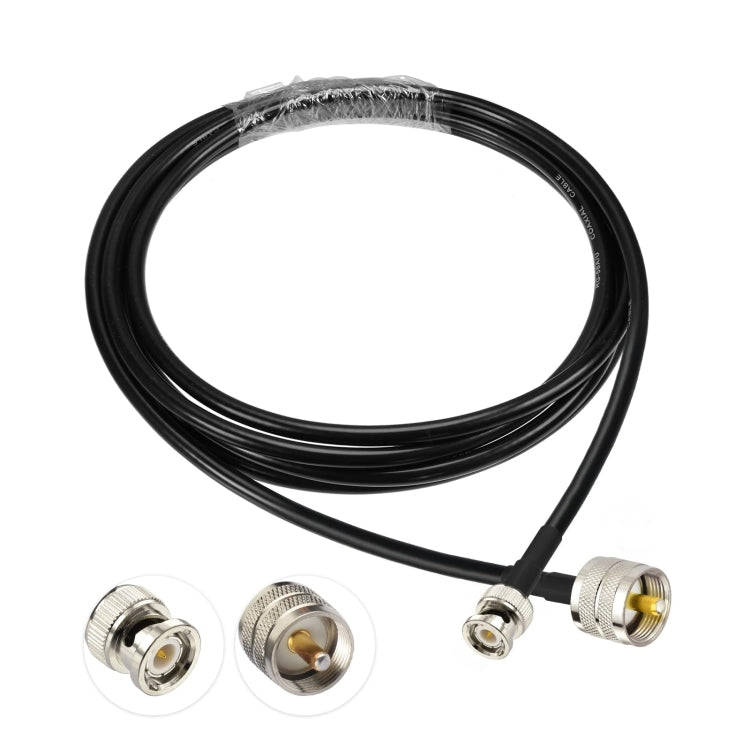 10m BNC Male To UHF Male RG58 Adapter Cable