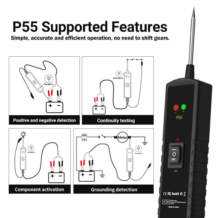 Automotive Electrical Circuit Tester System Short Circuit Tracking Positioning Diagnostic Instrum...