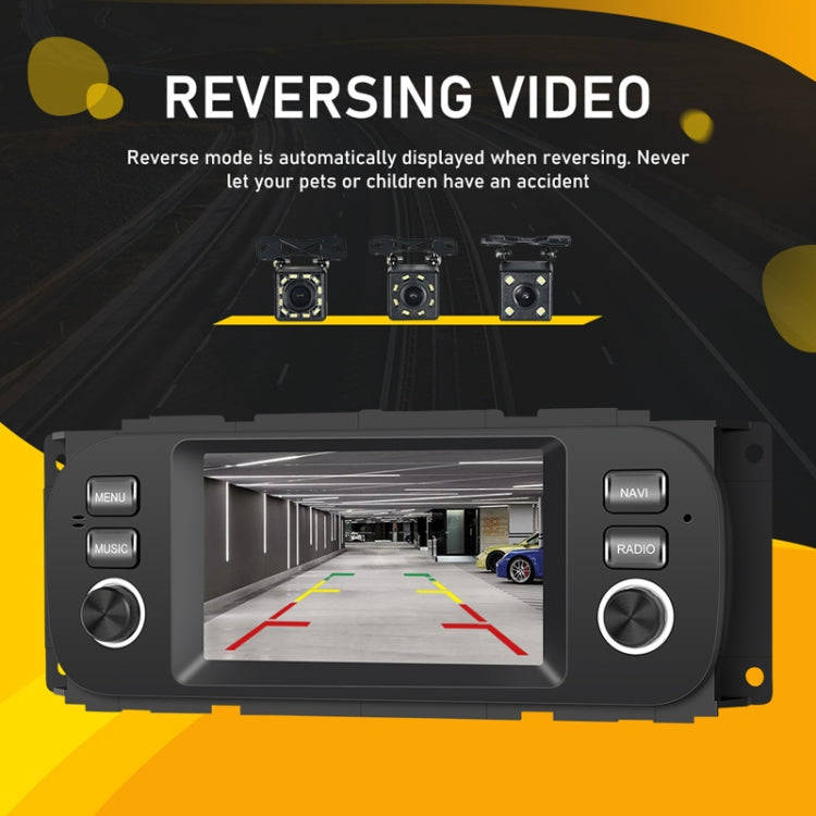 For Para Jeep Grand Cherokee 1999-2004 Carplay Android Navigation All-In-One Monitor With Large S...
