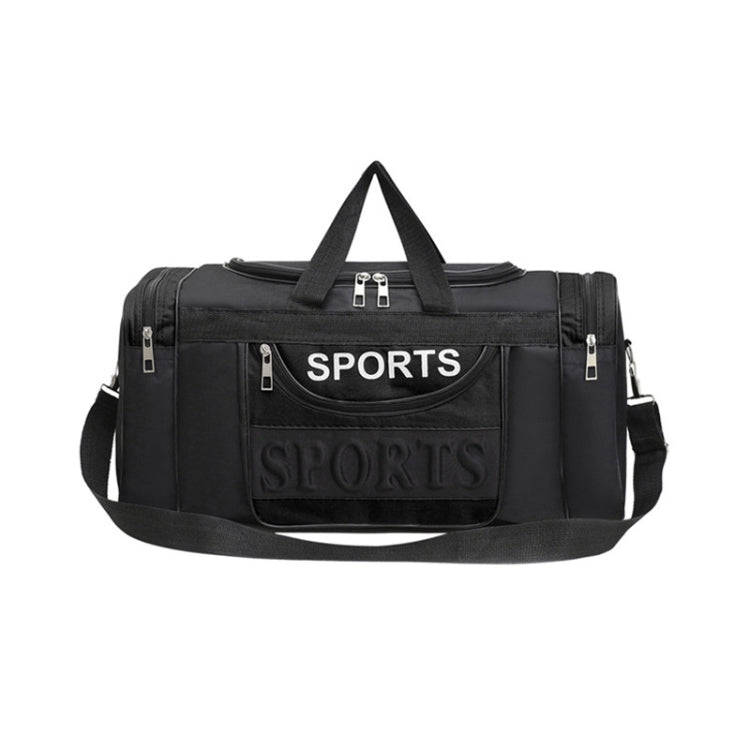 Simple Portable Shoulder Large Capacity Travel Bag Handheld Luggage Bag, Color: Small Black