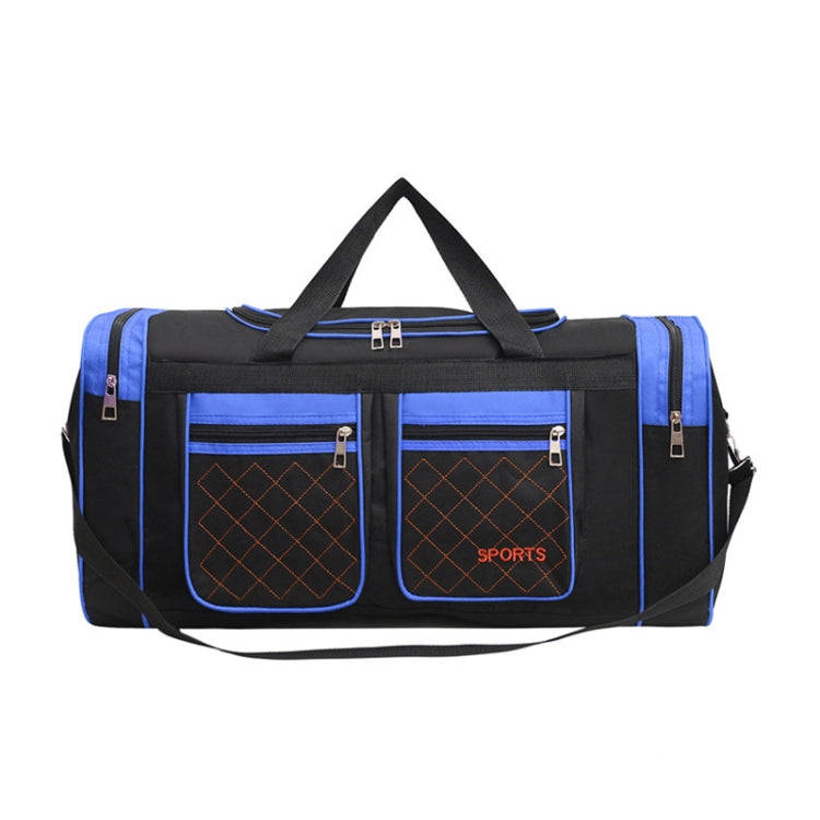 Simple Portable Shoulder Large Capacity Travel Bag Handheld Luggage Bag, Color: Medium Blue