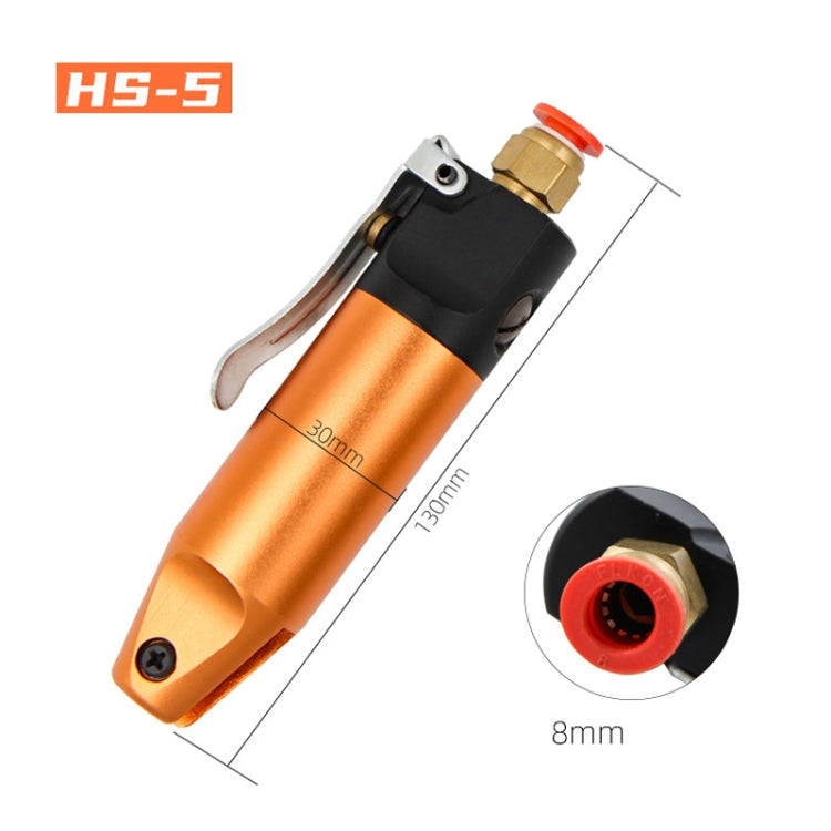 HSD HS-5 Pneumatic Scissors Body Cutting Metal Plastic Model Scissor Tool