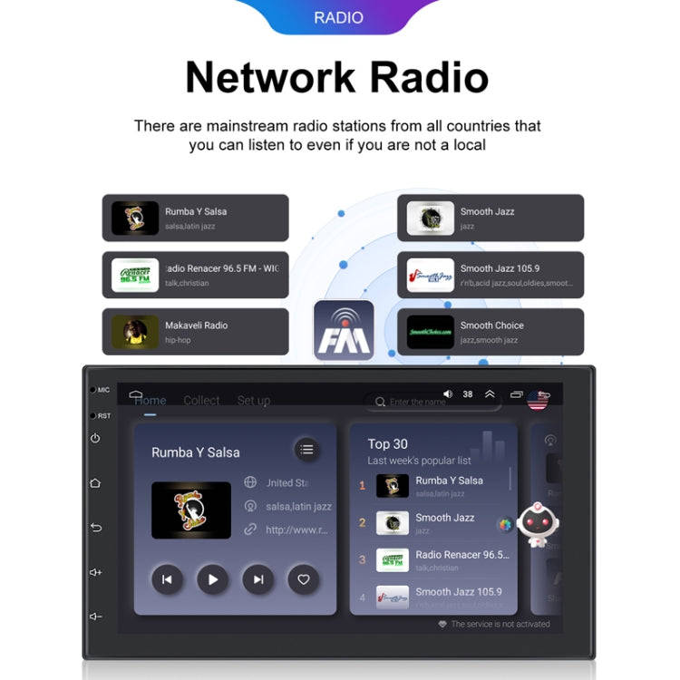 7inch Android 13.0 Dual Butt Universal Wireless Carplay Car Navigation Center Control All-In-One ...