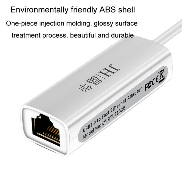JINGHUA Z310 USB2.0 To RJ45 100Mbps Network Card Network Interface Box Laptop Network Card Free D...