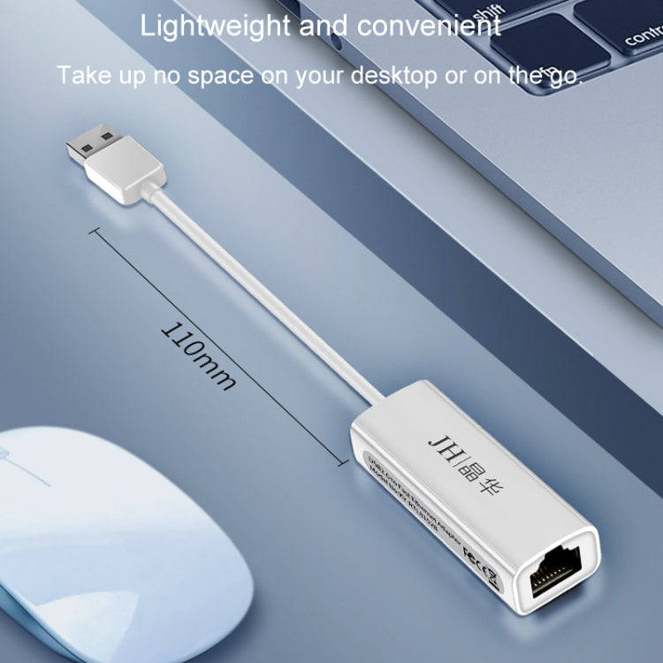 JINGHUA Z310 USB2.0 To RJ45 100Mbps Network Card Network Interface Box Laptop Network Card Free D...