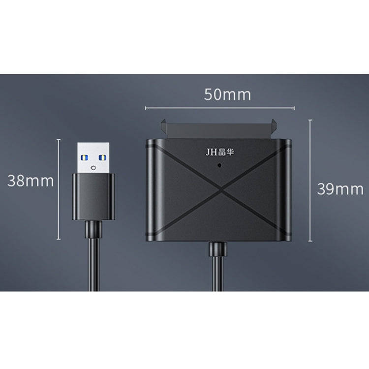 JINGHUA USB3.0 To SATA HDD Adapter Cable For 2.5/3.5 Inch External HDD SSD Hard Drive(30cm)