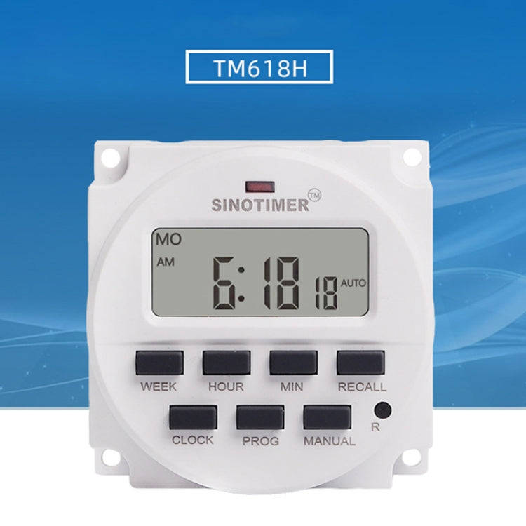SINOTIMER Programmable Timer Switch Time Controller, Model: TM618H 5V
