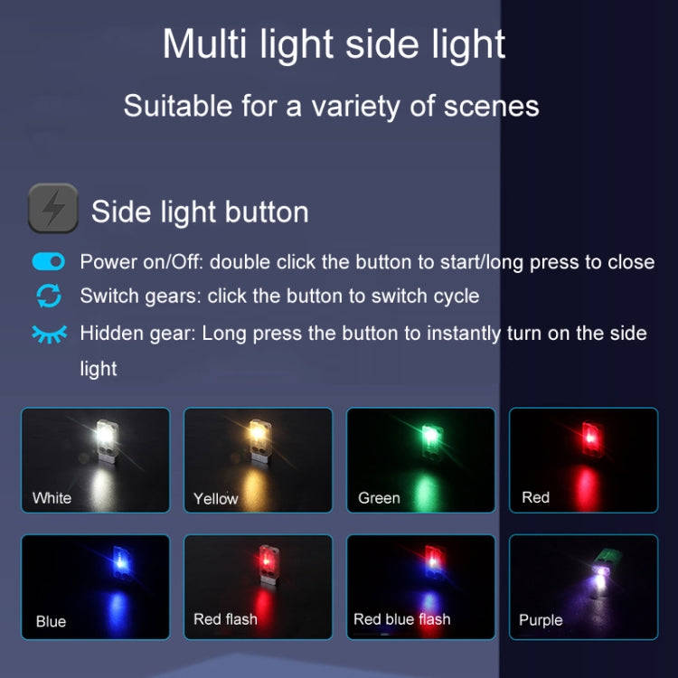 V10 Portable Keychain Light USB Rechargeable Bright Mini Flashlight(White)