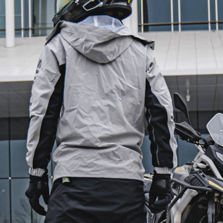 SULAITE Outdoor Motorcycle Riding Full Body Split Raincoat Suit, Size: L(Black)
