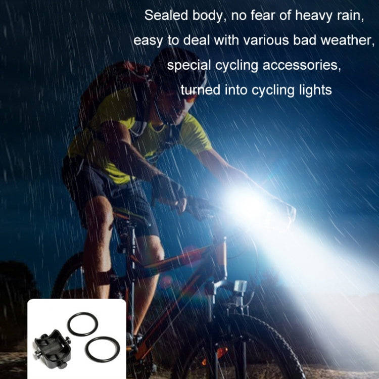 Mini Type-C Rechargeable Outdoor Keychain Light Flashlight(Lamp Head Rotatable White)