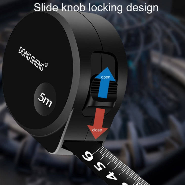 DONG GSHENG High Precision Home Use Steel Utility Scale Thickened Measuring Tape, Model: Black Sh...