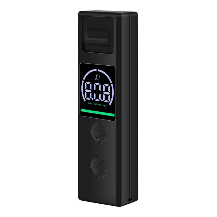 Small Portable Breath Alcohol Tester For Home Car Use(Black)