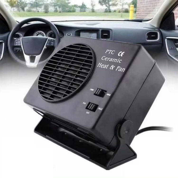 Car Heater Heating Fan Car Window Defroster(Black)