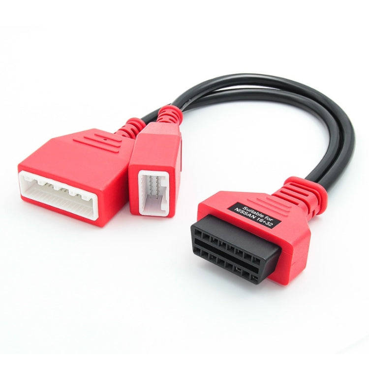 16+32 PIN OBD Gateway Adapter For Nissan(Red)