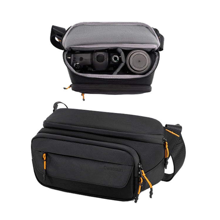 Cwatcun D133 Camera Chest Bag Multi-functional Handheld Slanting Cross Shoulder Camera Casual Bag...