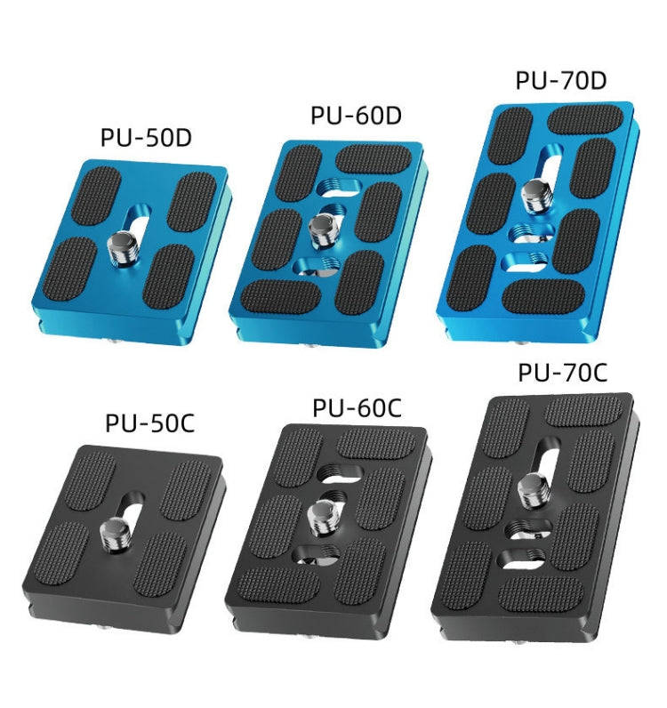 BEXIN PU-60C For Arca Type SLR Camera PU Quick Release Plate Aluminum Alloy CNC Ball Head Quick R...